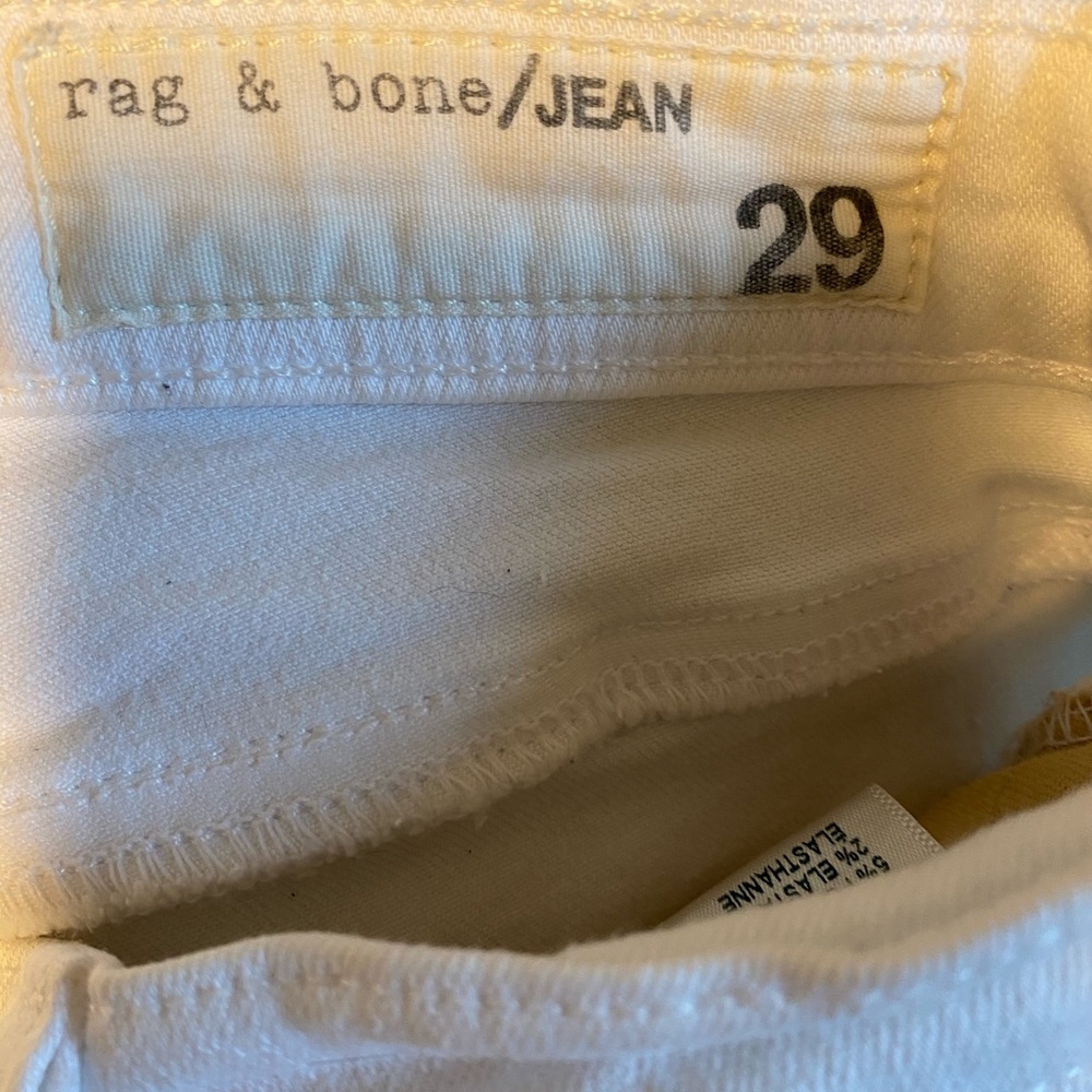 Rag n bone white skinny jeans